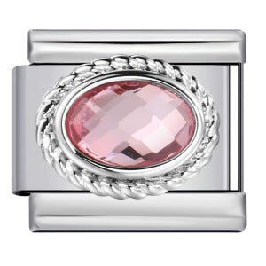 Wholesale  Italian ModularColorful ZirconTitanium Steel DIY  Bracelet