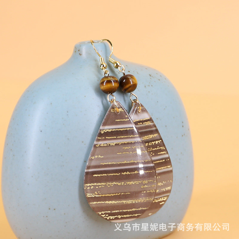 Wholesale Western Style Gold-plated Desert Earrings