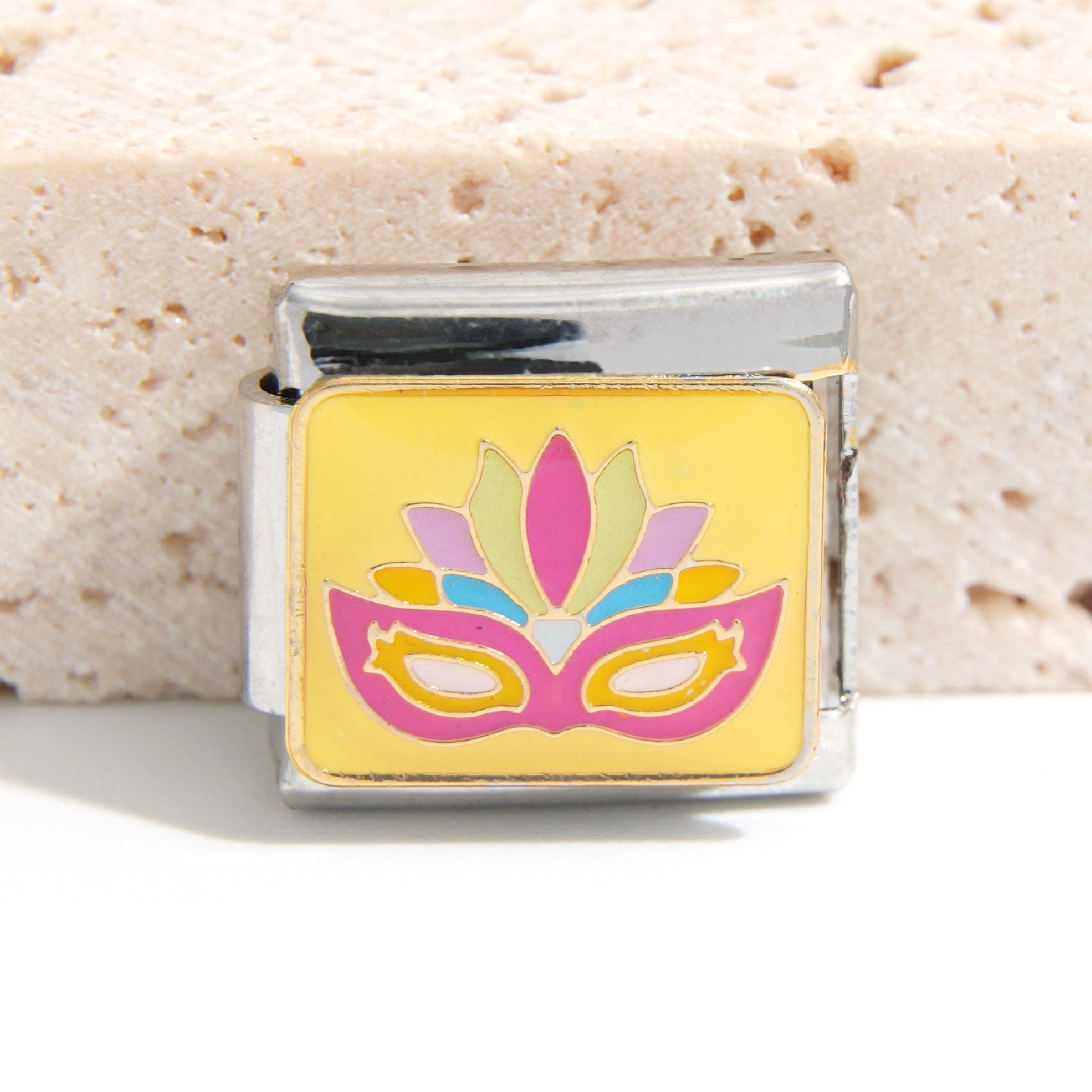 Wholesale Italian Charm Bracelet 9mm DIY Splicing Creative Pattern Stainless Steel Composable Bracelet