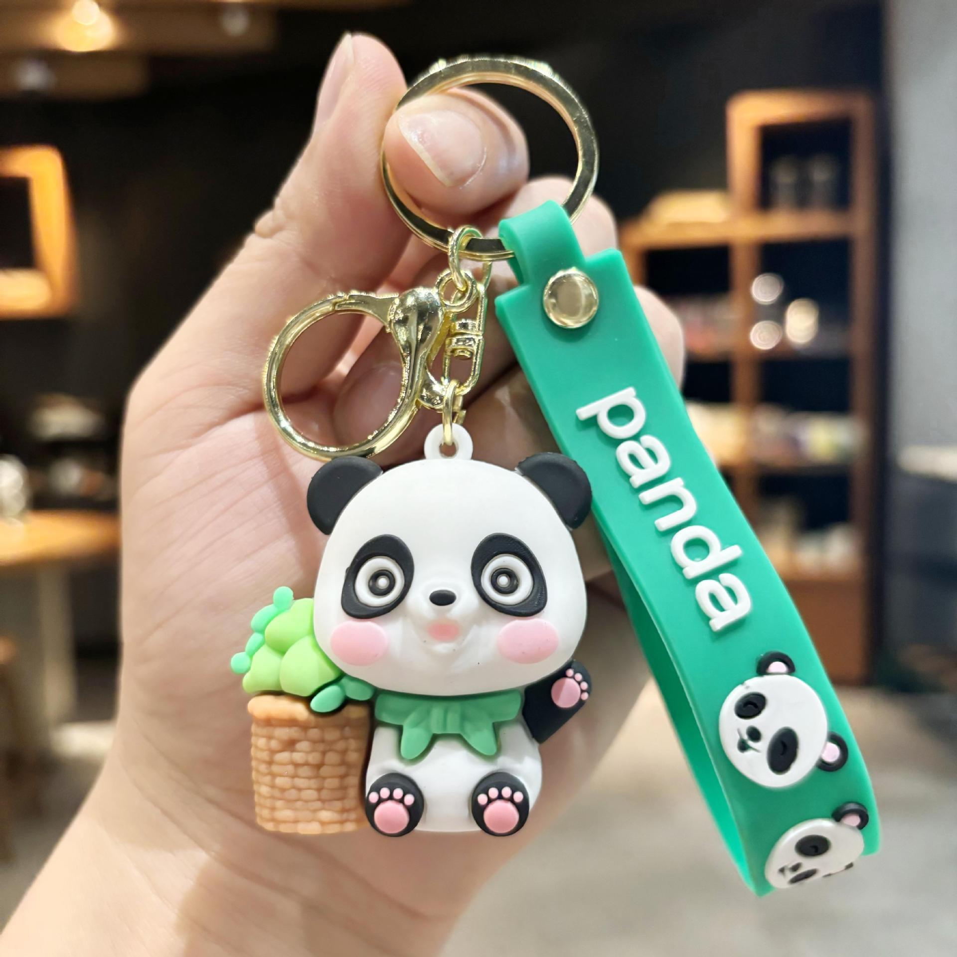 Wholesale Silicone cute cartoon keychain