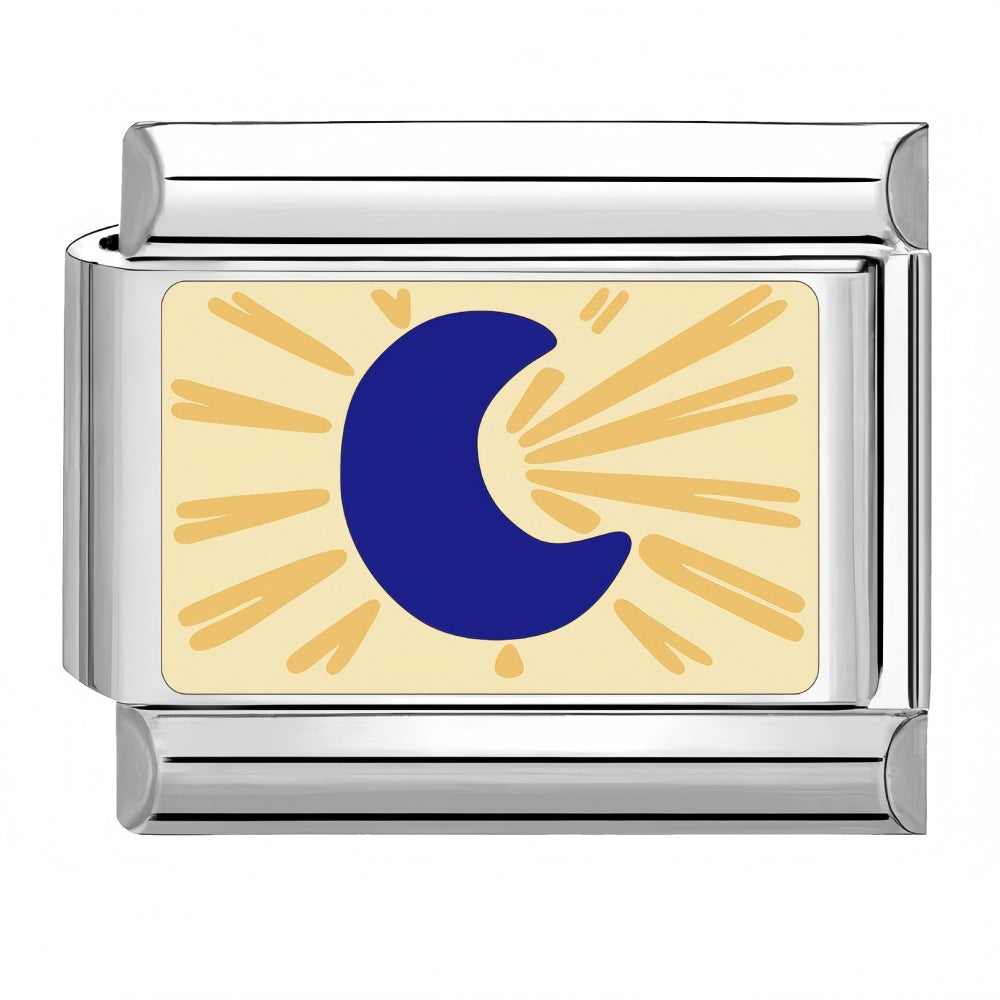 Wholesale 10pcs Italian Charm Bracelet 9mm DIY Splicing Car Logo Heart Moon Stainless Steel Composable Bracelet