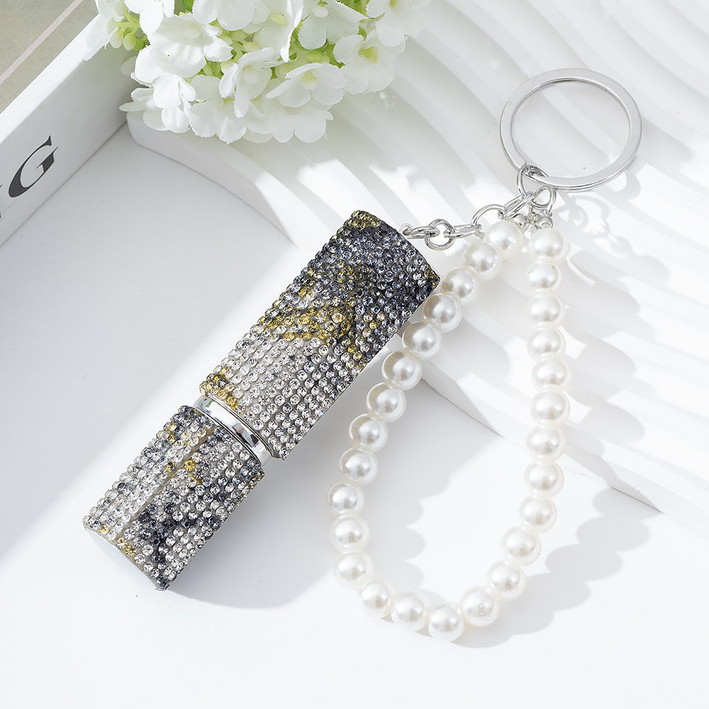 Wholesale  Diamond-Encrusted 5ml Creative  Keychain
