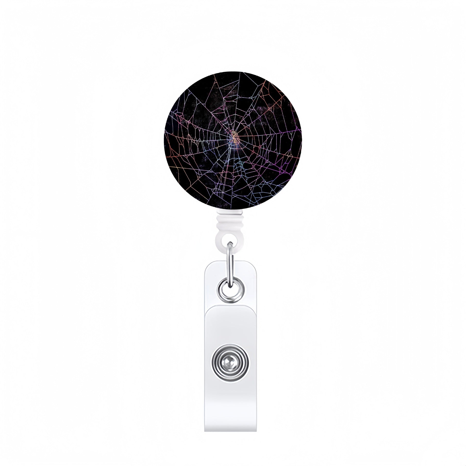 Wholesale Halloween Acrylic Retractable Clip Badge Keychain