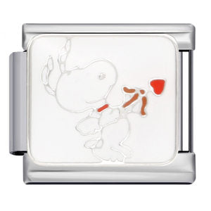 Wholesale  Italian Module CartoonDIY Bracelet Stainless Steel Titanium Steel Welding Oil Drop  Charms