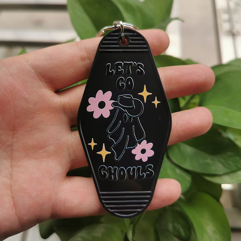 Wholesale Halloween Vintage Hotel Keychains ACC-KC-MeiXin005