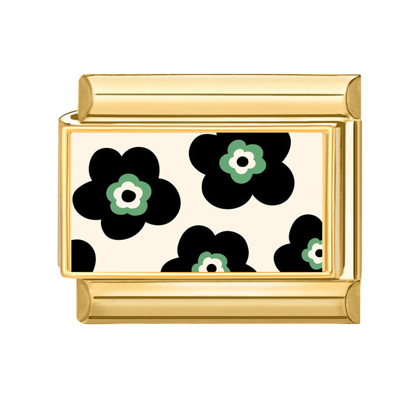 Wholesale 9mm Italian Charm Starter Bracelets DIY Heart Flower Evil Eye Series Stainless Steel Composable Bracelet