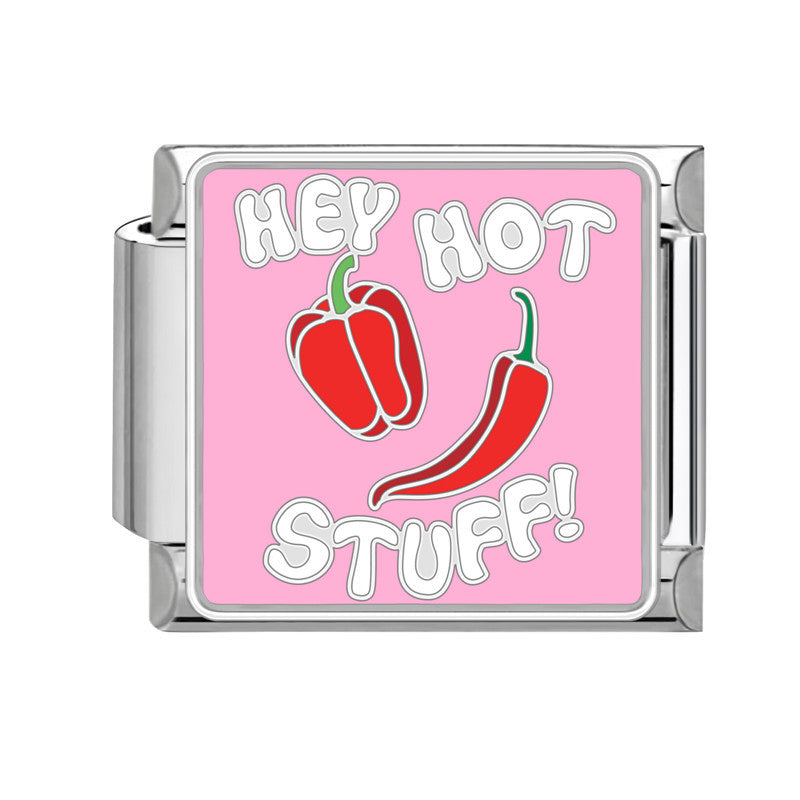 Wholesale 9mm Italian Charm Starter Bracelets DIY Lettere' mo' y Stainless Steel Composable Bracelet