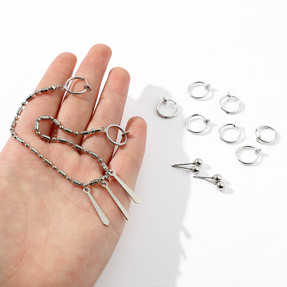 Wholesale Movie and TV Anime Series Necklace and Earring Set