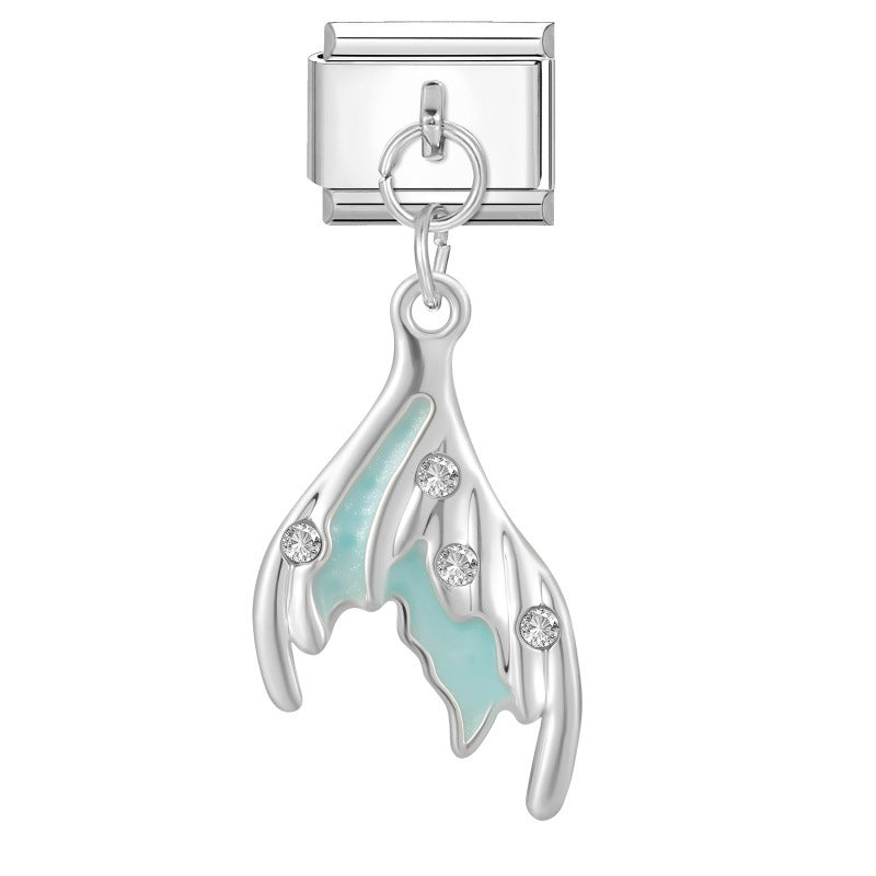 Wholesale Stainless Steel DIY Pendant Butterfly Moon Star Trendy Fashion Accessory for Boutique Resale