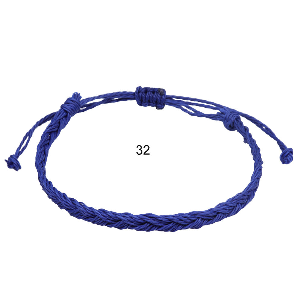 Wholesale Hand-woven rope Bohemian men' s wave bracelet