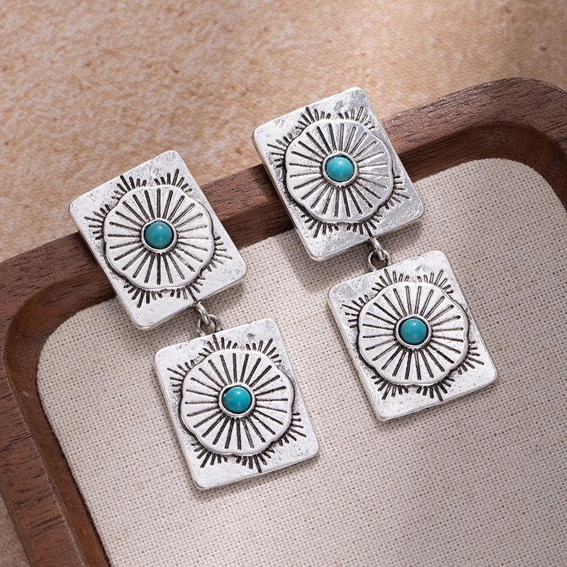 Wholesale Western Style Turquoise Earrings