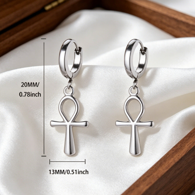 Wholesale Gold Plated Stainless Steel Cross Bracelet Unisex Fashion Jewelry Accessory for Boutique Resale