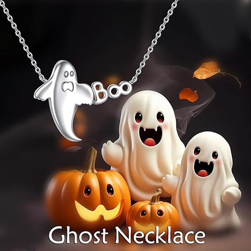 Wholesale  Cartoon Creative Personality Halloween Ghost Fun Necklace