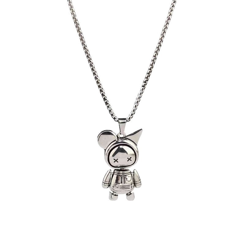 Wholesale Vintage Dot Diamond Circle Long Necklace