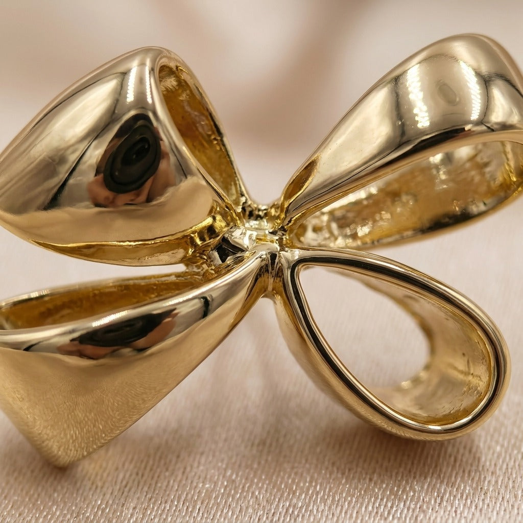 Wholesale Alloy Bow Earrings European Style Electroplated Jewelry Accessory