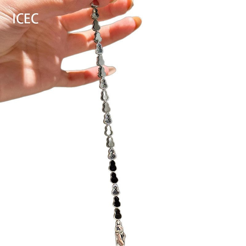 Wholesale Crushed Ice Small Gourd Splicing Bracelet