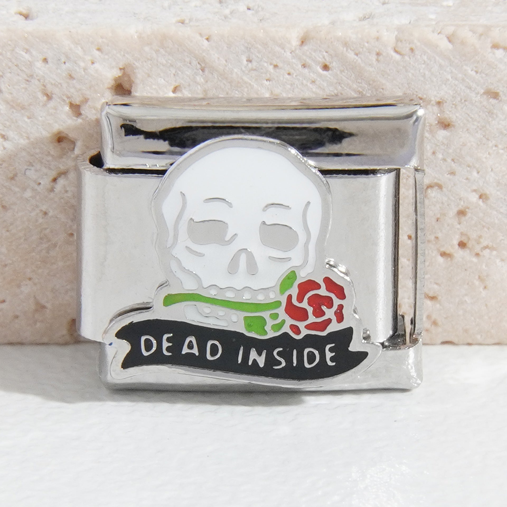 Wholesale Italian Charm Bracelet 9mm DIY Splicing Billiard Series Stainless Steel Composable Bracelet