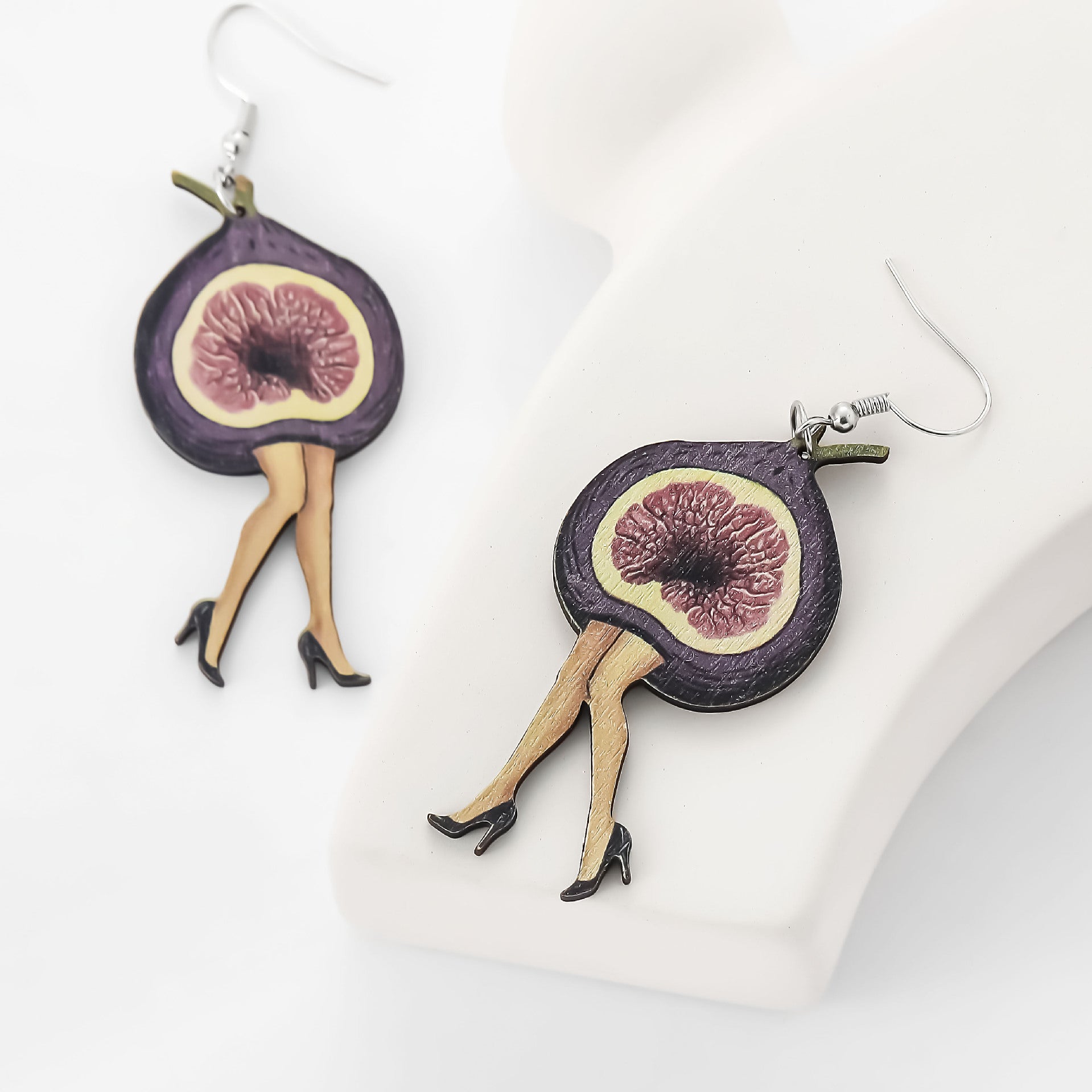 Wholesale Love cross geometric earrings