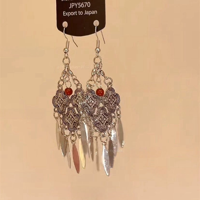 Wholesale Bohemian Blue Enamel Ear Ring  Earrings