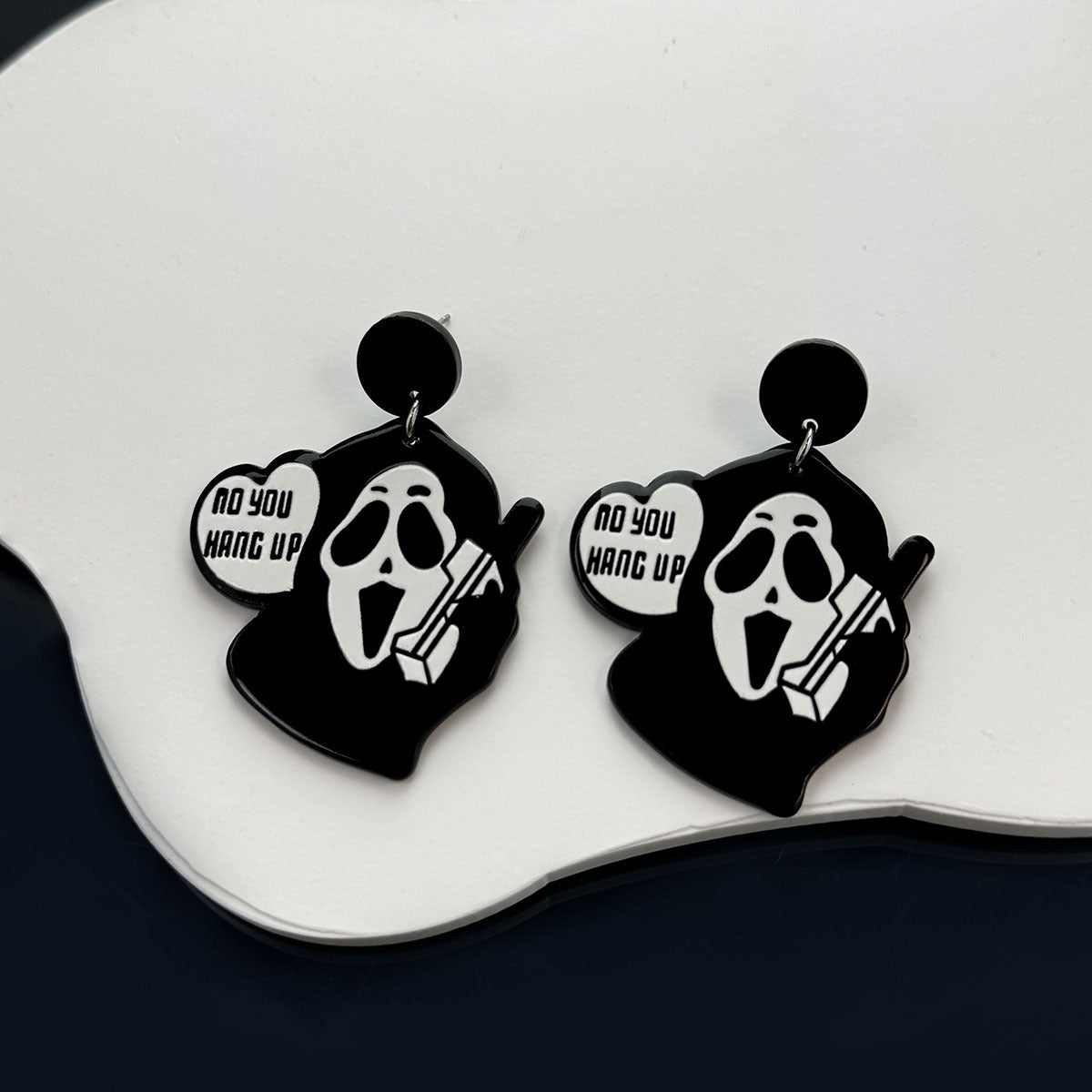 Wholesale  Butterfly Skull Dagger Acrylic Earrings