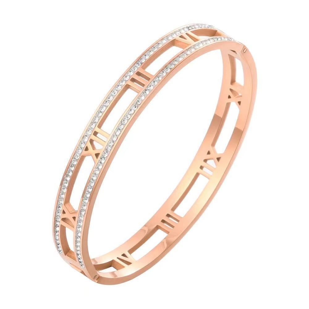 Wholesale Titanium Steel Bracelet Diamond Bracelet ACC-BT-Ruih001