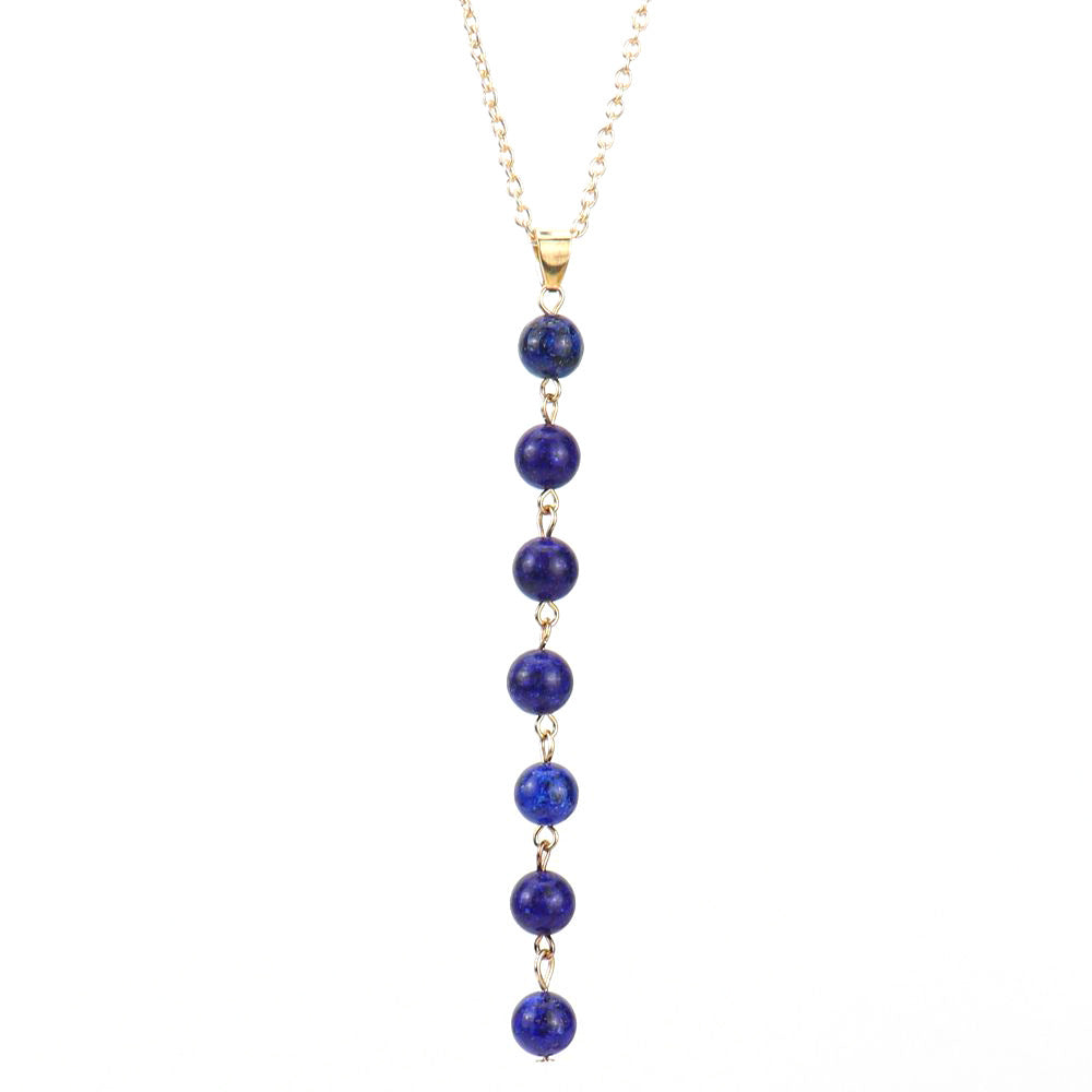 Wholesale  handmade natural stone multicolor agate colorful beads necklace