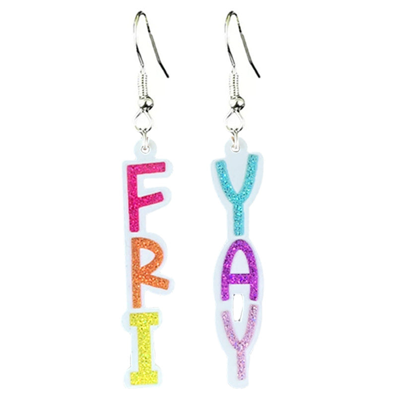 Wholesale teachers thank festival earrings