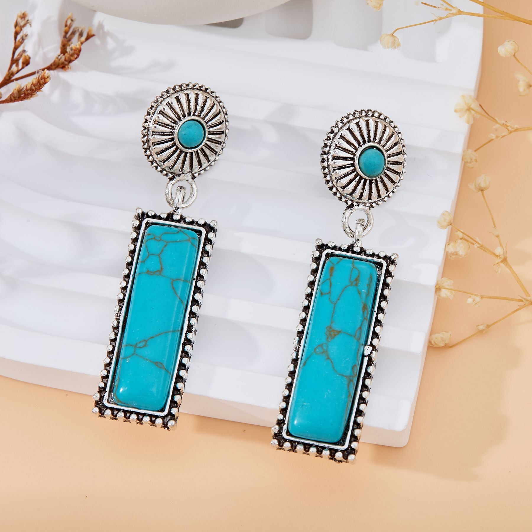Wholesale Bohemian Retro Earrings Zinc Alloy Everyday Jewelry Accessory