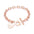 Wholesale titanium steel chain peach heart love bracelet