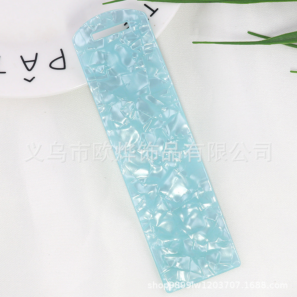 Wholesale 10PCS DIY Textured Acrylic Bookmarks