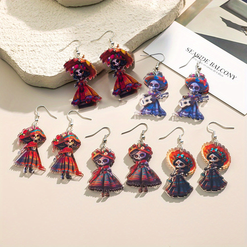 Wholesale Gothic Punk Acrylic  Earrings