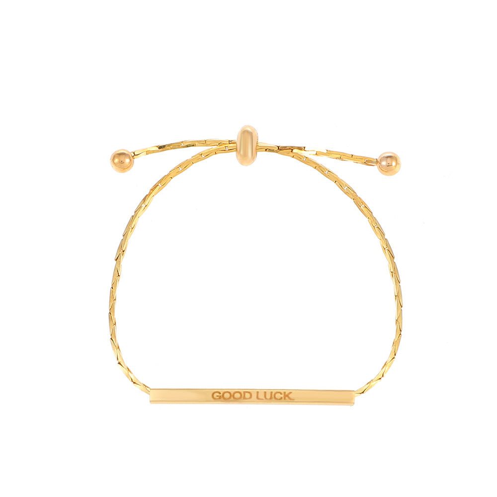 Wholesale Diamond Flower Butterfly Copper Inlaid Zirconia Pull-Out Bracelet ACC-BT-QW002