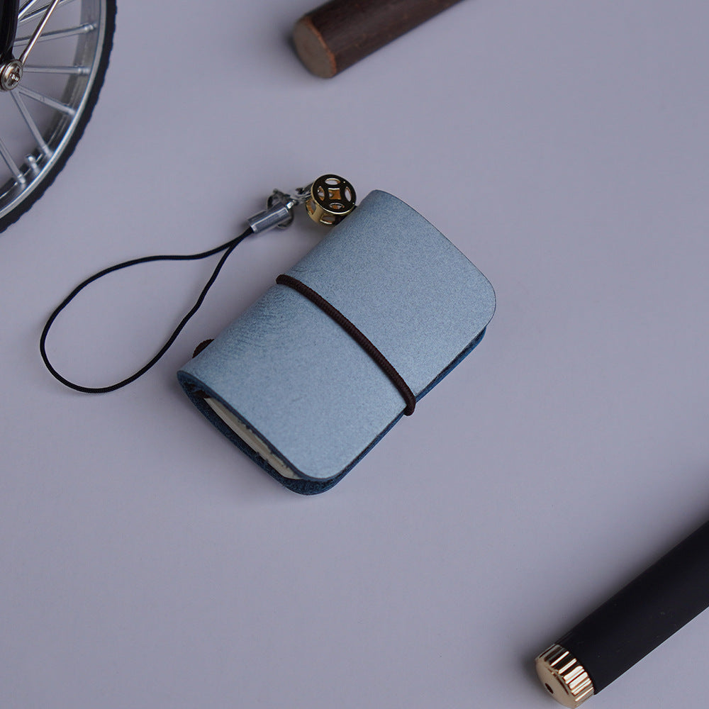 Wholesale Super Mini Pocket Notebook Cowhide Handmade Notepad ACC-NB-YueYao001