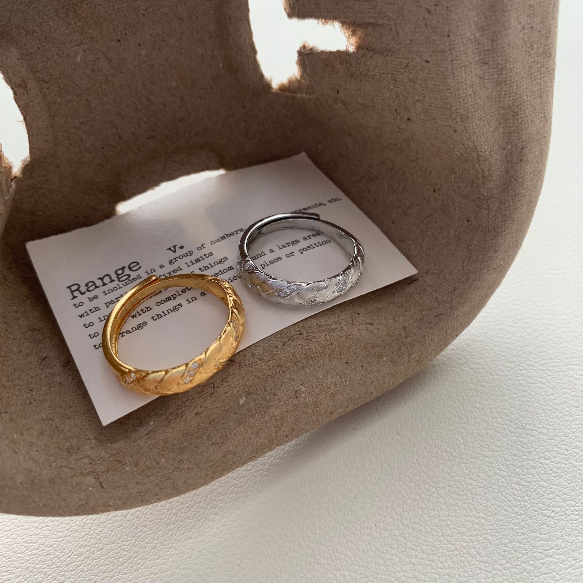 Wholesale Vintage Wheat Ear Woven Wire Ring