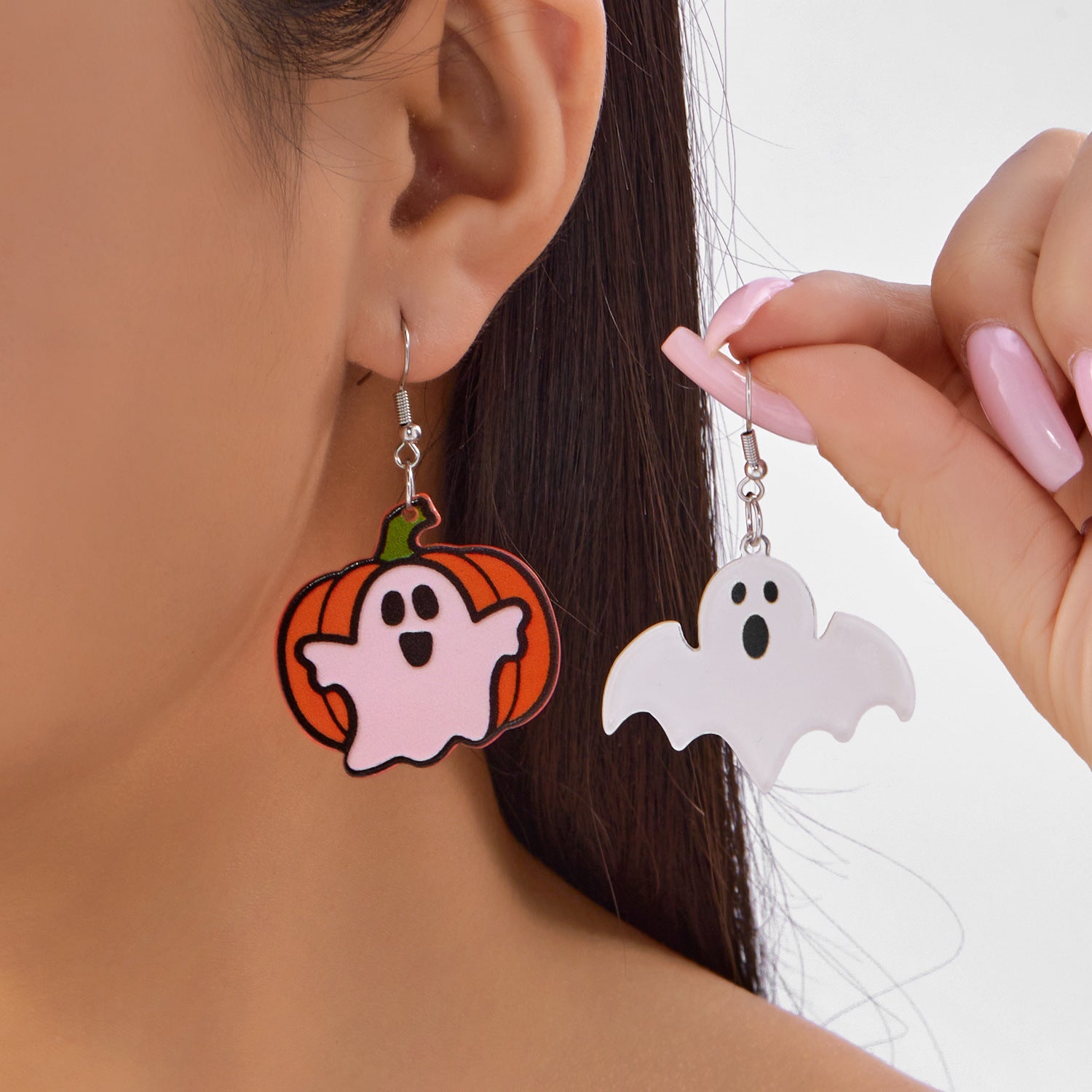 Wholesale Gothic  Ghost Pumpkin Earrings
