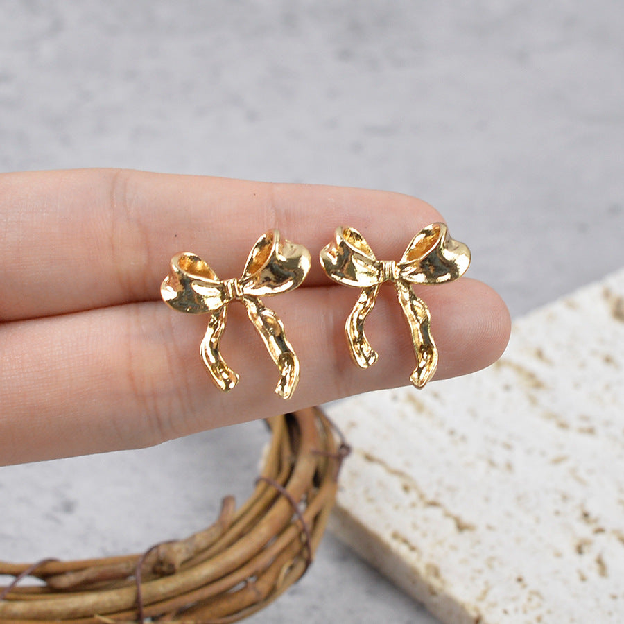 Wholesale Bow earrings all-match earrings