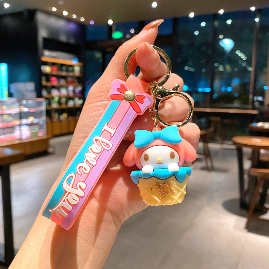 Wholesale Cartoon PVC Soft Glue Cute Keychain ACCVIP-KC-GongZ030