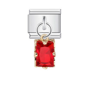 Wholesale Italian Charm Bracelet 9mm DIY Splicing Removable Small Round Zirconia Colored Stone Stainless Steel Composable Bracelet