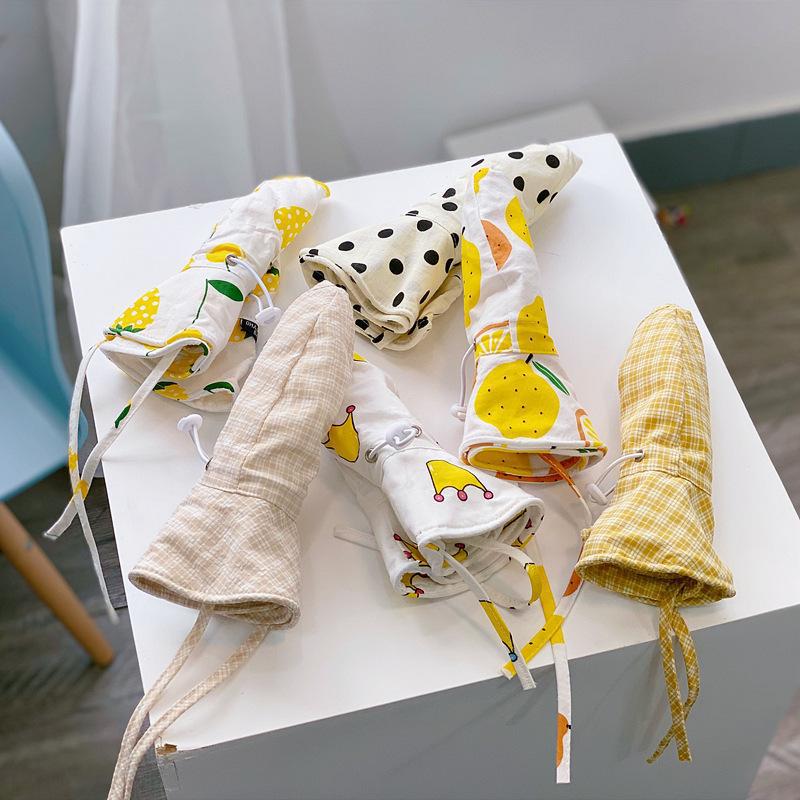 Wholesale Baby Sun Hat with Large Brim Baby Hat Sun Protection Sun Bucket Hat ACC-KH-DaQi002