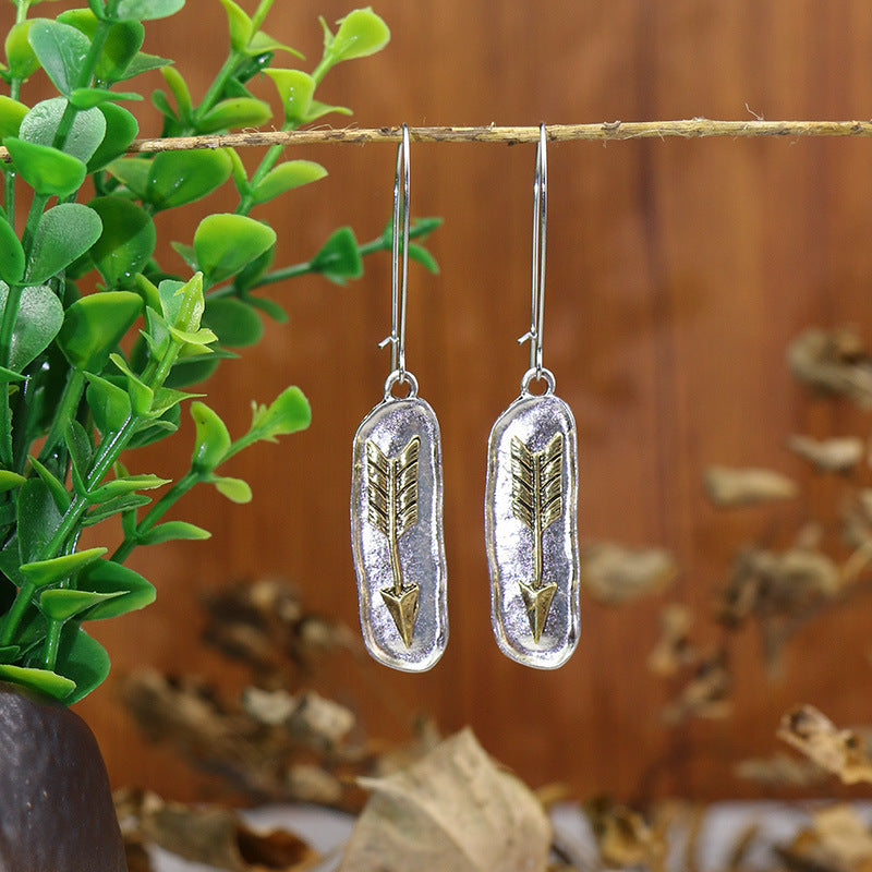 Wholesale Bohemian hippie earrings fashion alloy long exaggerated earrings retro nostalgic female earrings ear jewelry