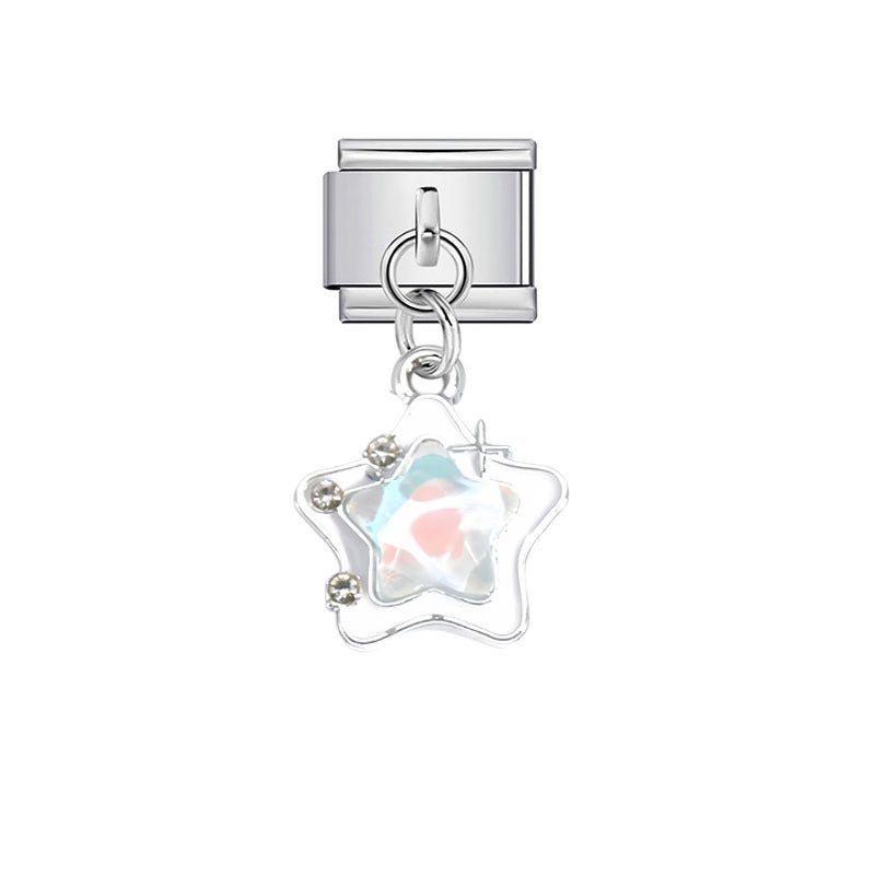 Wholesale Star and Moon Alloy Pendant - Fashion Jewelry Accessory for Boutique Resale