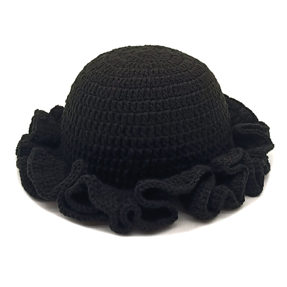 Wholesale  ruffled hat hat hat fashion personality  wool hat