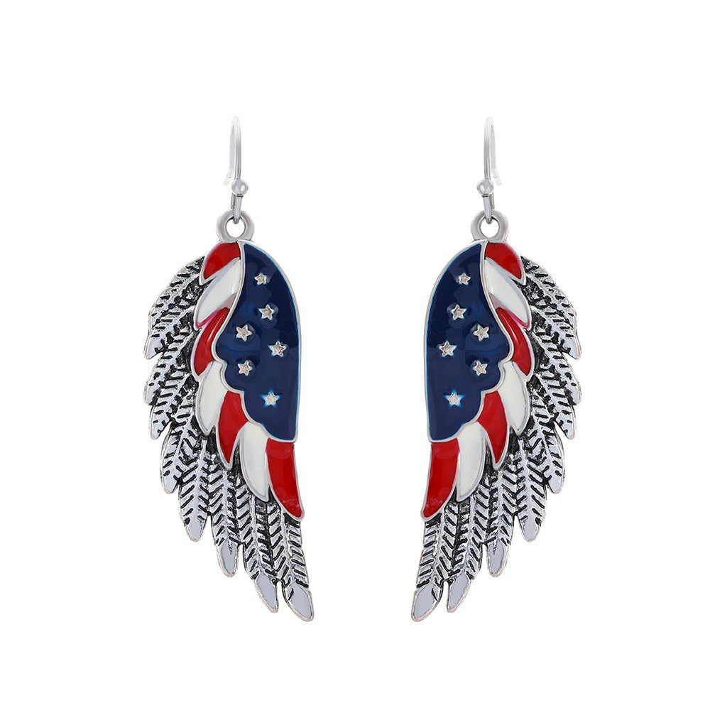 Wholesale  Independence Day Flag Series Earrings