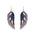 Wholesale  Independence Day Flag Series Earrings