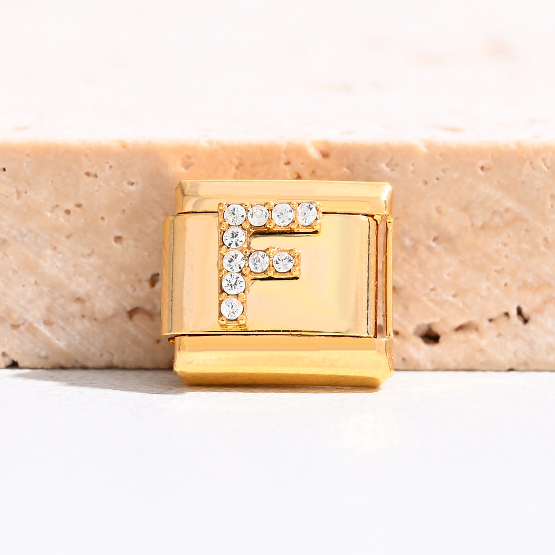 Wholesale 9mm Italian Charm Starter Bracelets DIY Letter Stainless Steel Composable Bracelet