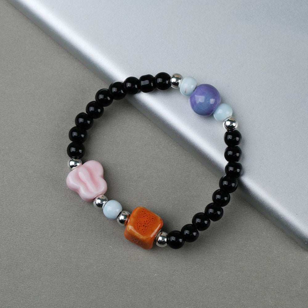 Wholesale Ceramic Bone Porcelain Bead Bracelet ACC-BT-YXH005