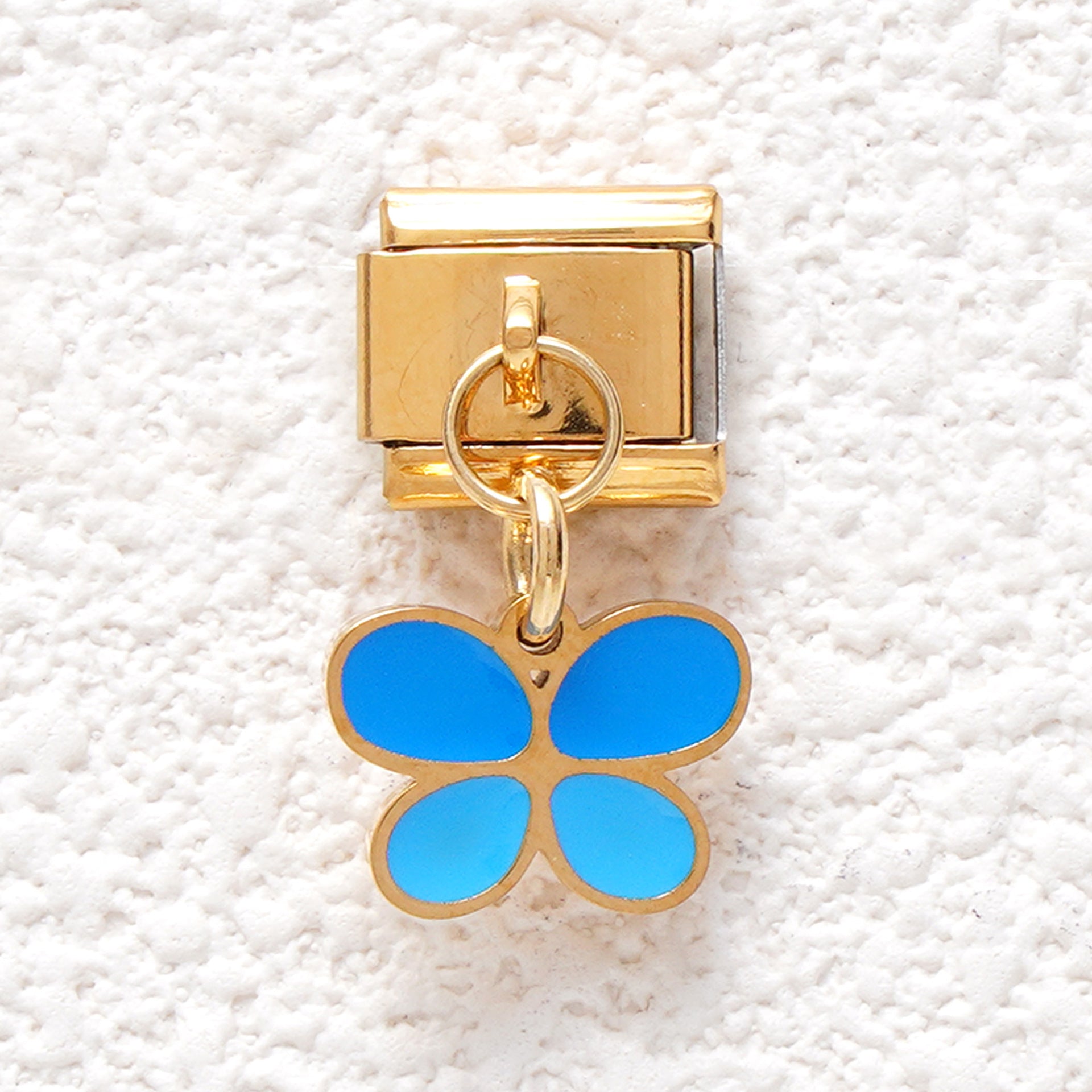 Wholesale Italian Charm Bracelet 9mm DIY Splicing Flower Series Stainless Steel Composable Bracelet