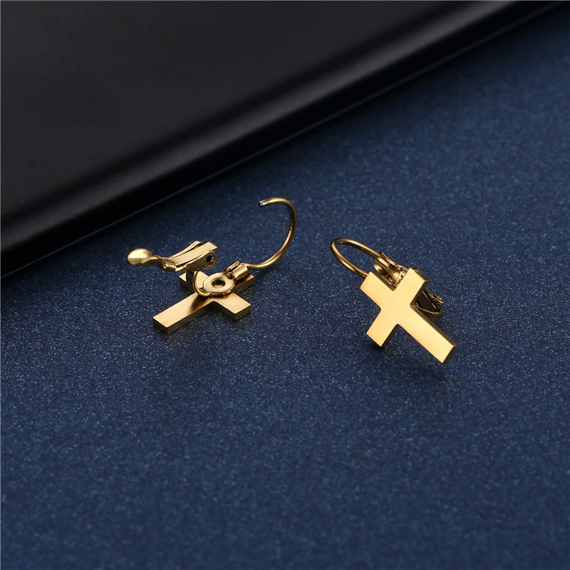 Wholesale Stainless Steel Cross Earrings ACC-ES-MinM031
