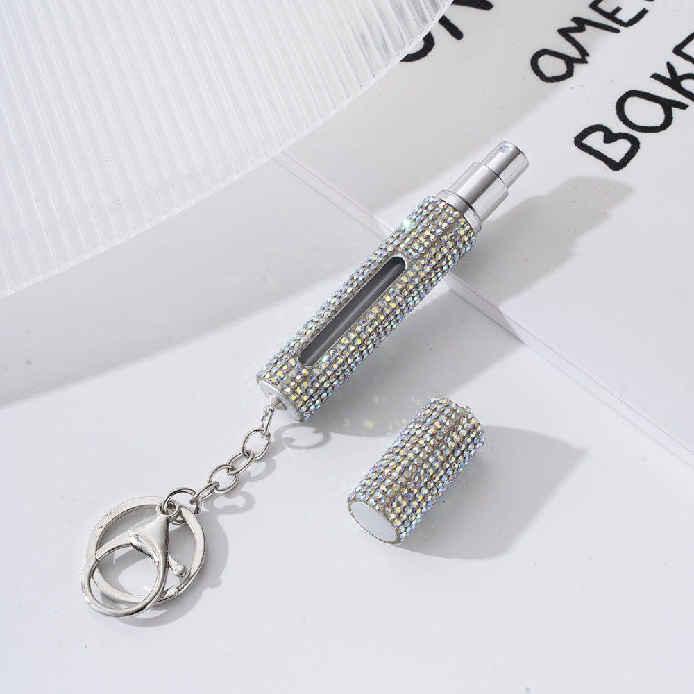 Wholesale Rhinestone Perfume Bottle Keychain ACC-KC-ZhiYa029
