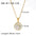 Wholesale stainless steel 18K gold plated twelve zodiac necklace